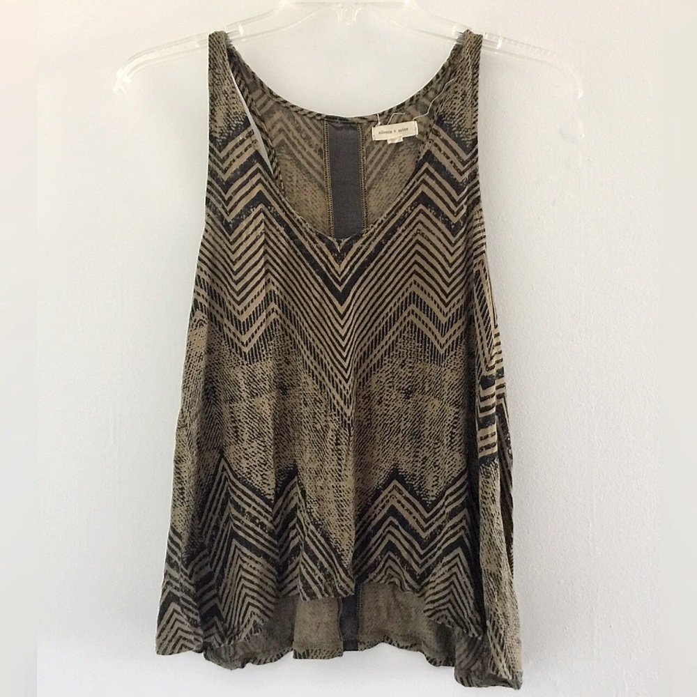✨Urban Geometric Print Cotton Tank Top Blouse✨